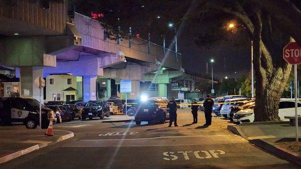 Shooting in the BART parking lot