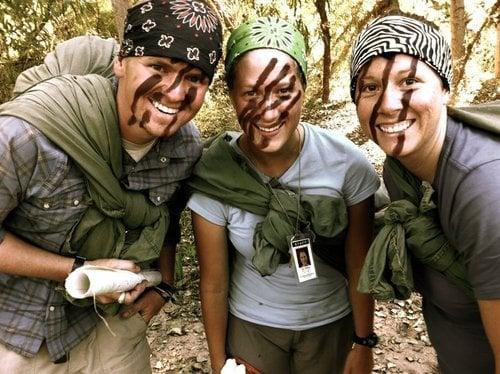 Me and some friends working at the Anasazi Foundation. Best. Job. Ever.