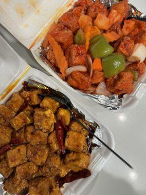 Sweet and Sour Tofu  Spicy Orange Tofu