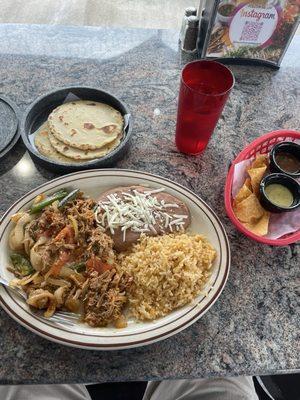 Carnitas Mexicanas Plate