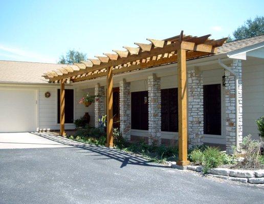 Custom pergola