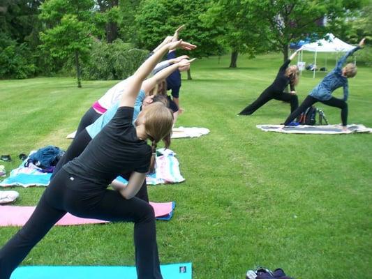 Yoga at Springside Park