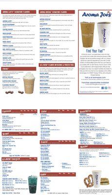 Check out our website for nutritional facts and our flavor list! www.aromajoes.com