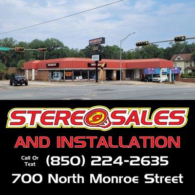 Stereo Sales storefront at 700 N Monroe St.