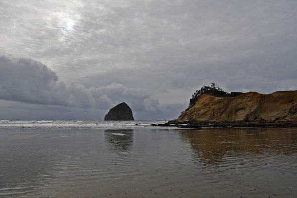 View from the north end of the beach