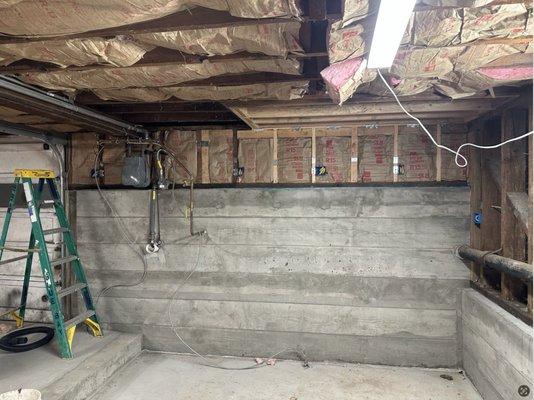 foundation/concrete wall work