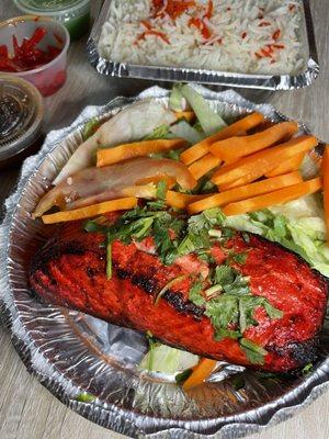 114. Tandoori Fish -Salmon