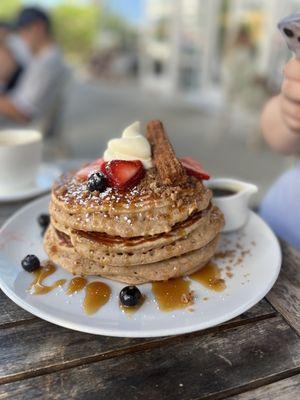 Churro pancakes