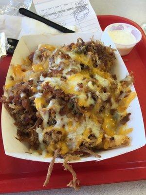 Half order of bbq fries