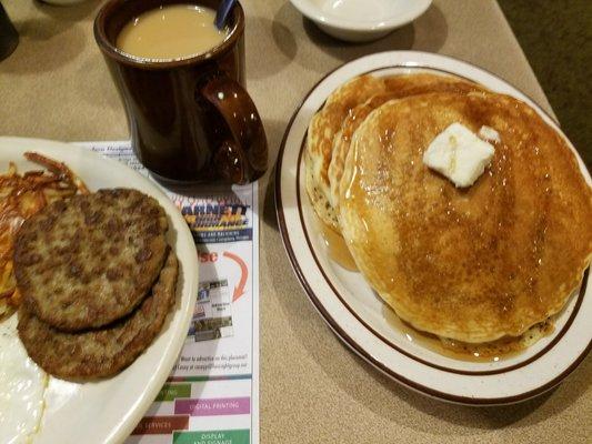 Pancakes and Coffee.