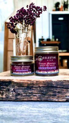 Celestial stem CBD, elderberry, Elderberry gummies, artisan gummies, vegan gummies