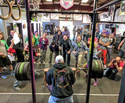 CrossFit Gambit's annual Mardi Gras event.