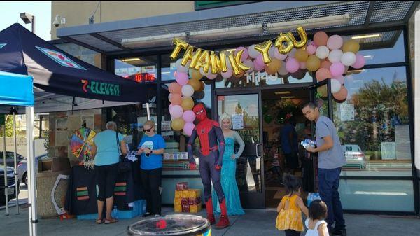 Customer Appreciation Day!! Soo cool free slurpees! :)