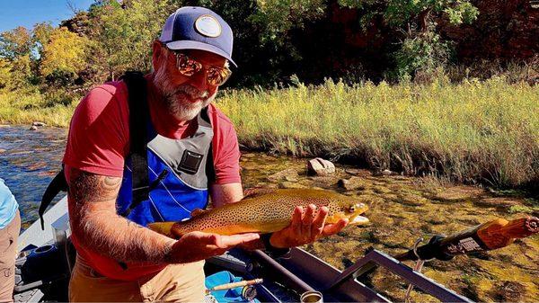 18" Brown. personal best.