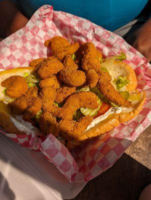 Shrimp Po' Boy Sandwich