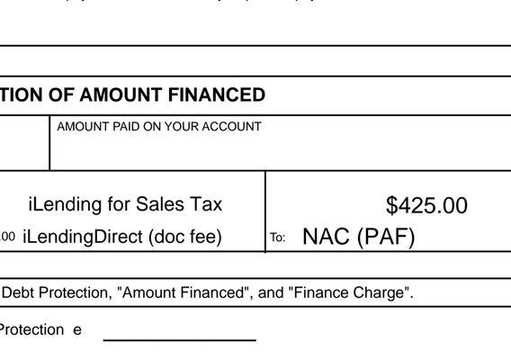 Doc fee added in docusign webportal . Never disclosed prior.