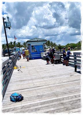 On the pier - fishing