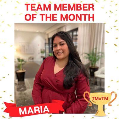 Team Member of the Month
Say hello to our TMoTM, Maria!!! Maria is an integral part of our team and has been a member of ...