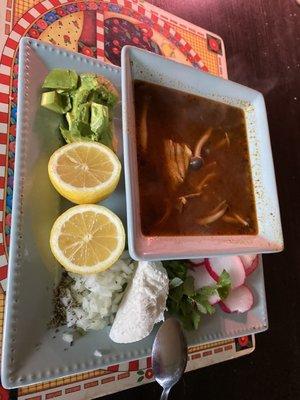 My spin on Menudo with chicken