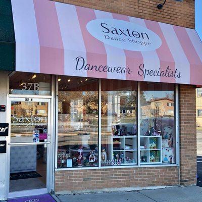 Come see our new location! SAXTON DANCE SHOPPE 37 W Quincy Street, Westmont, IL 60559 630-822-2543