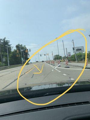 Crack in windshield caused by Cochran Volkswagen