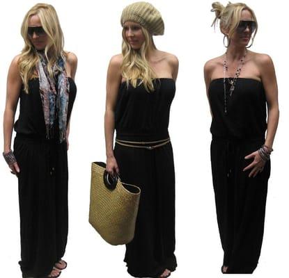 Our stand out best seller....black maxi dress.  So versatile and only $56!