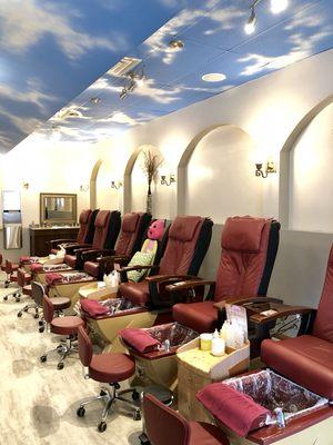 Spa pedicure chairs