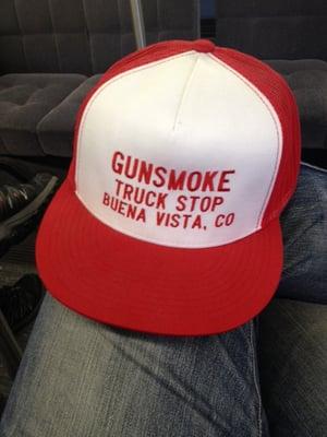 Trucker hat from a truck stop.