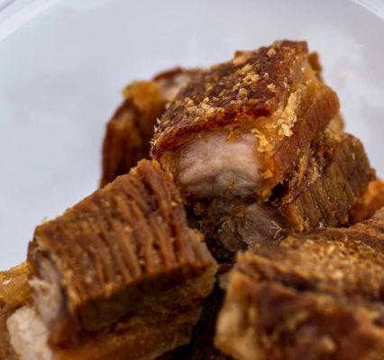 Crunchy lechon kawali