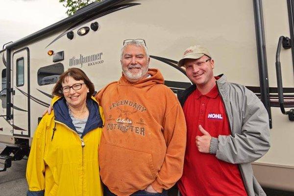 Spring has Sprung and Jeff and Beth are celebrating with their new Rockwood Windjammer.