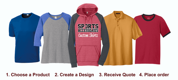 Sports Accessories offers screen-printing, embroidery, banners, decals, t-shirts, uniforms, team sales, booster club sales and much more!