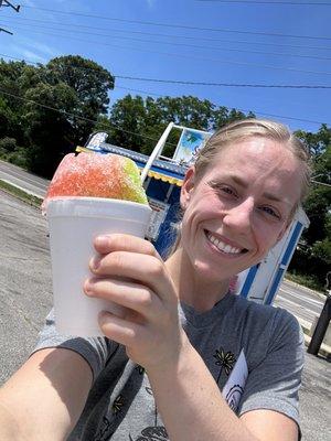 Small Watermelon/Green Apple snow cone