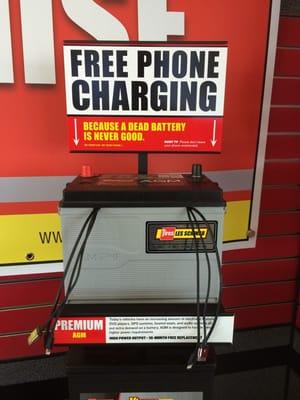 There is a reason they have a cell phone charging station. You are going to wait for a few hours.