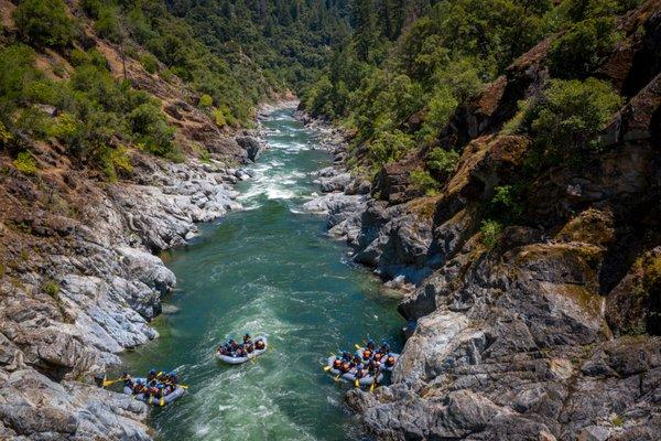 Rafting on the North Fork of the American River