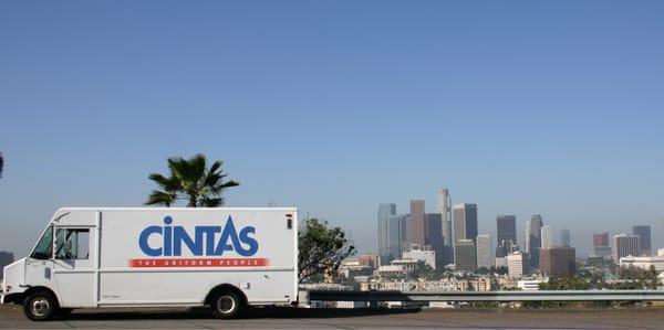 Cintas runs Los Angeles. Get ready for the work day.