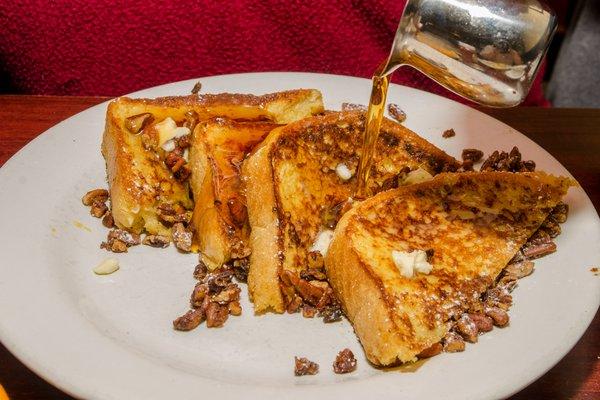 French Toast with Toasted Pecans!! WOW!!