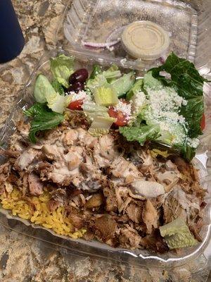 CHICKEN SHAWARMA PLATE