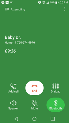 Screen shot of how long I was placed on hold by doc Ramos staff!