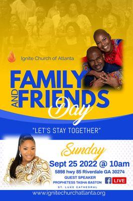 Join us in the Riverdale Location as we celebrate fellowship, family, and togetherness.