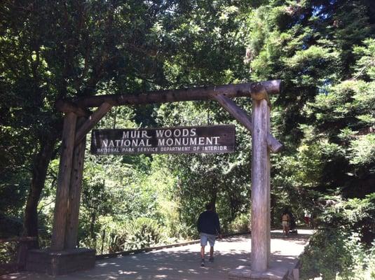 Entrance to Muir Woods