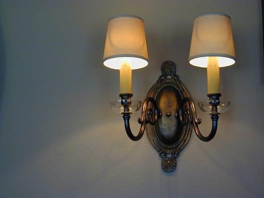 Restored Antique Fixtures.