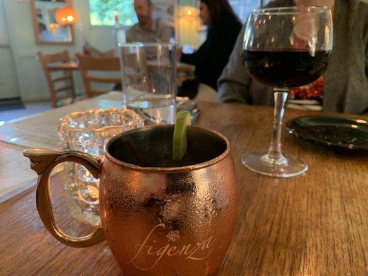 Moscow mule . Made perfectly