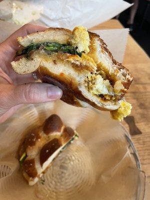 Breakfast sandwich