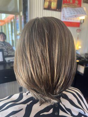 Haircut and color by Fanny