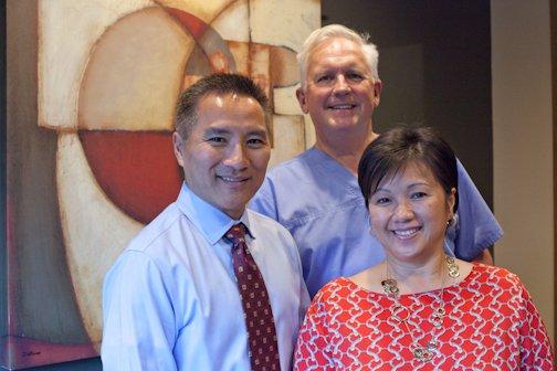 Dr. Tran (left) Dr. Pham (right) Dr. Hackbarth (center)