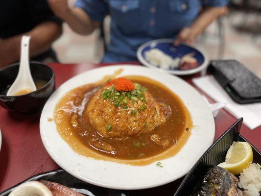 Crab Omelet on Rice w/ Crab Gravy