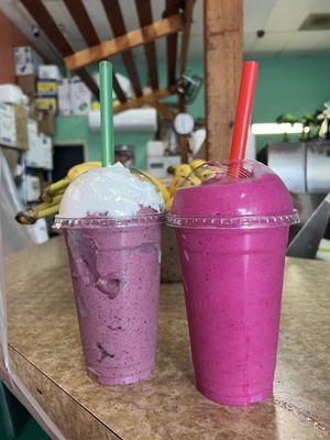 Passion berry and dragon fruit