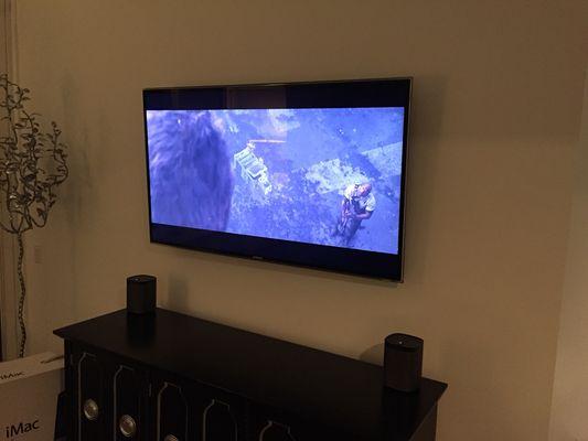 55" with in wall wiring- Williamsburg, NY