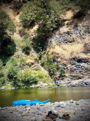 The Trinity River...