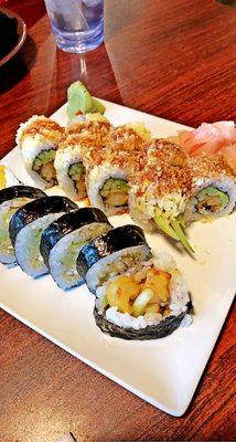 Crispy Roll and Crunchy Roll